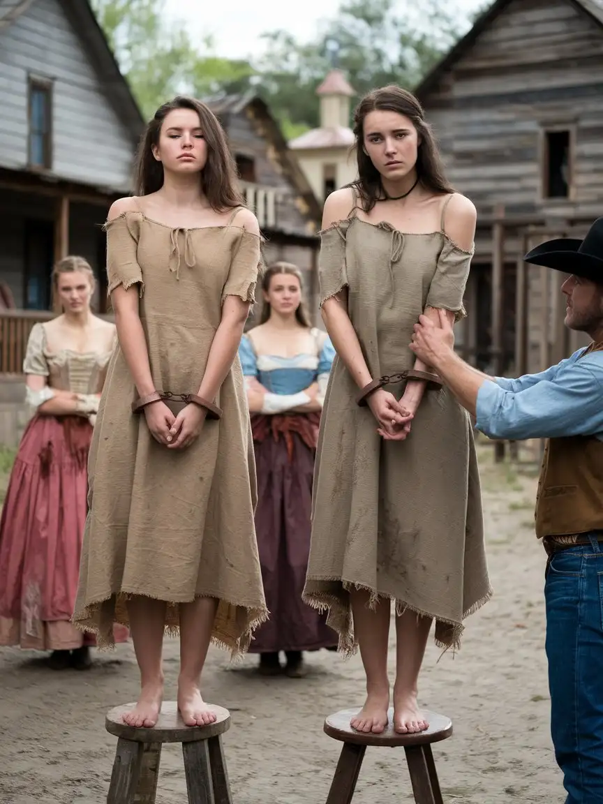 Barefoot Women in 1700s Texas Village A Tale of Sadness and Resilience