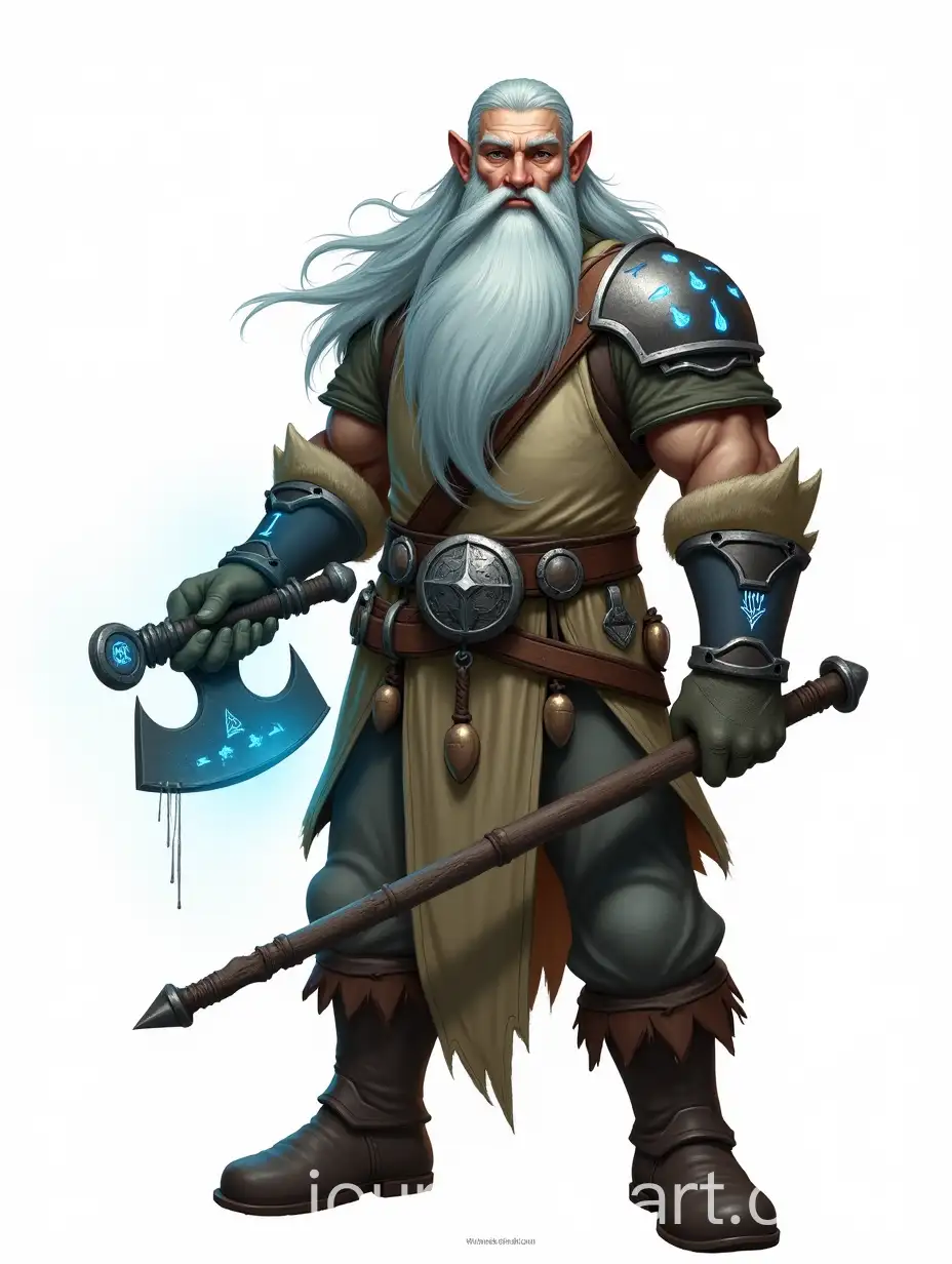 Dwarf-Warrior-with-Glowing-Axe-and-Stone-Amulets
