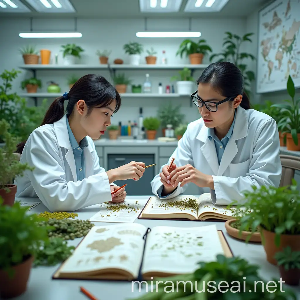 Botanical Research Laboratory with Traditional Chinese Medicine Scientists