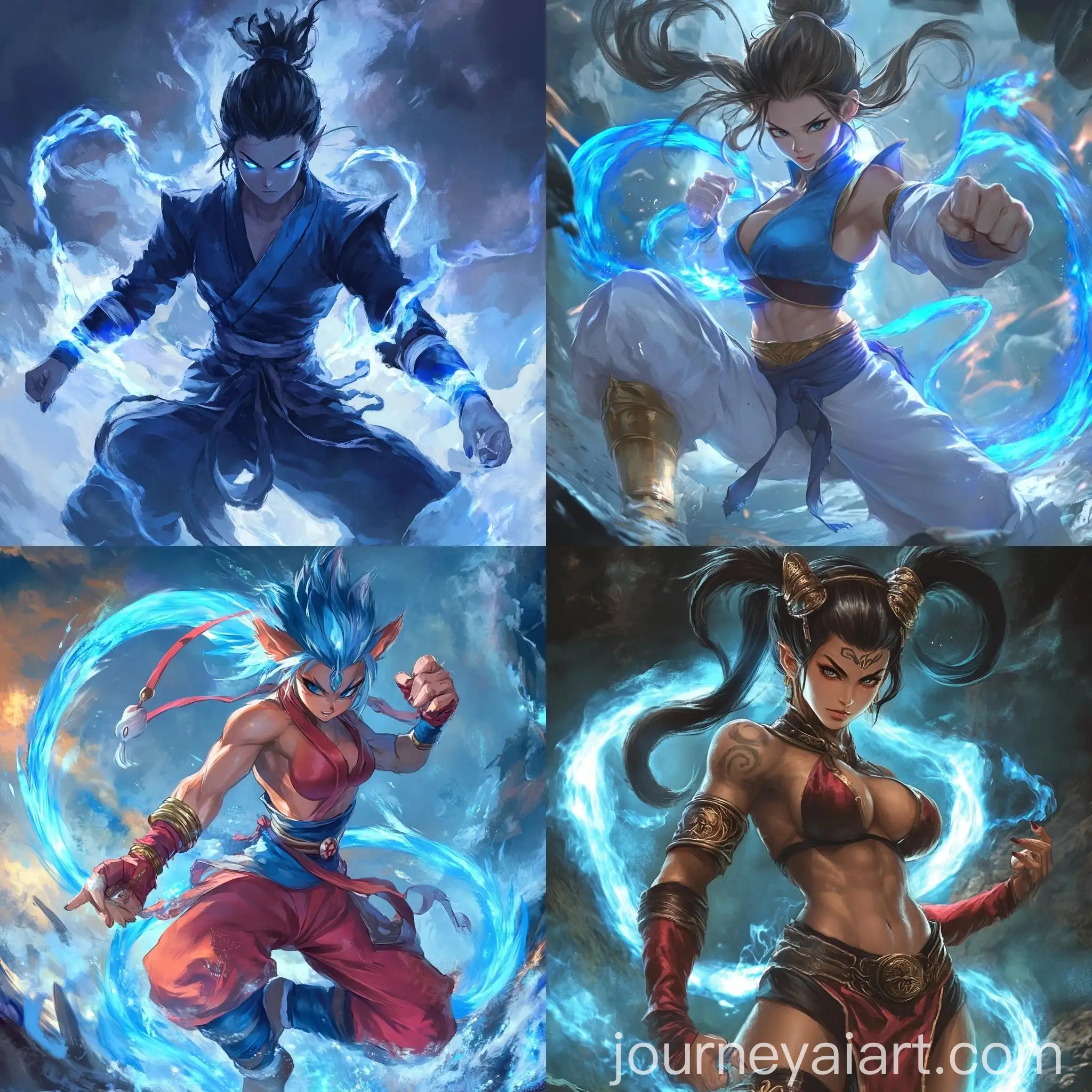 Female-Saiyan-with-Monkey-Tail-in-Advanced-Battle-Gear