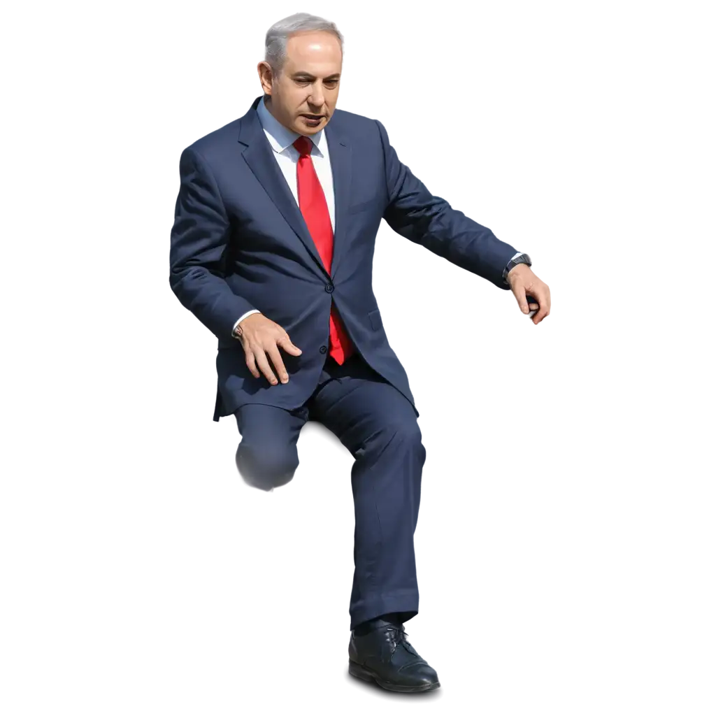 HighQuality-PNG-Image-of-NetanyahuPNG-Image-Usage-Scenarios-at-the-Sea-with-Feet-Perfect-for-Digital-Design-Web-Use