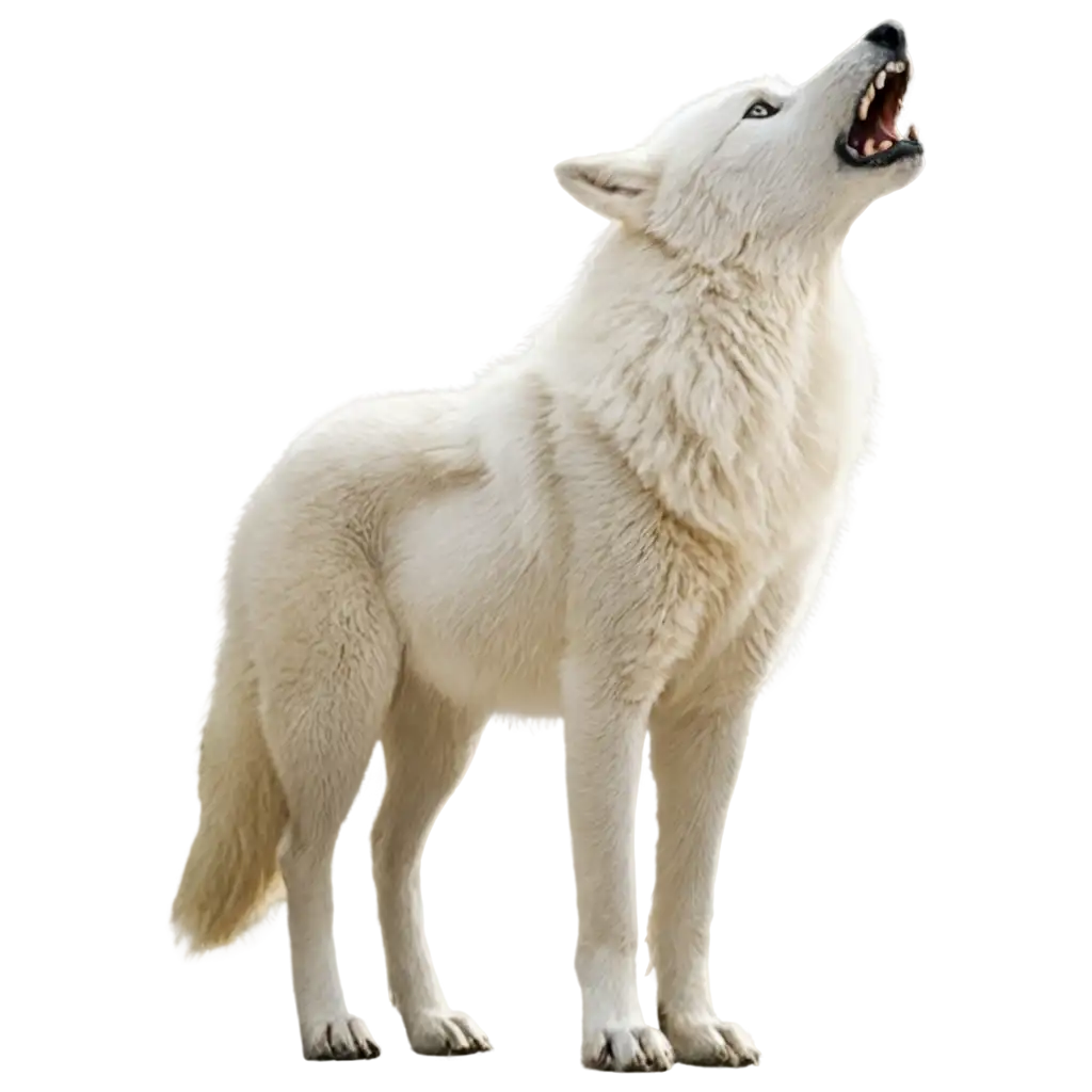 Stunning-White-Howling-Wolf-PNG-Image-for-Enhanced-Clarity-and-Quality