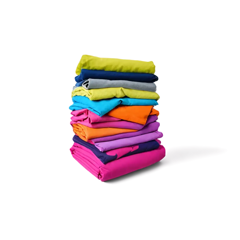 pile of bright clothing