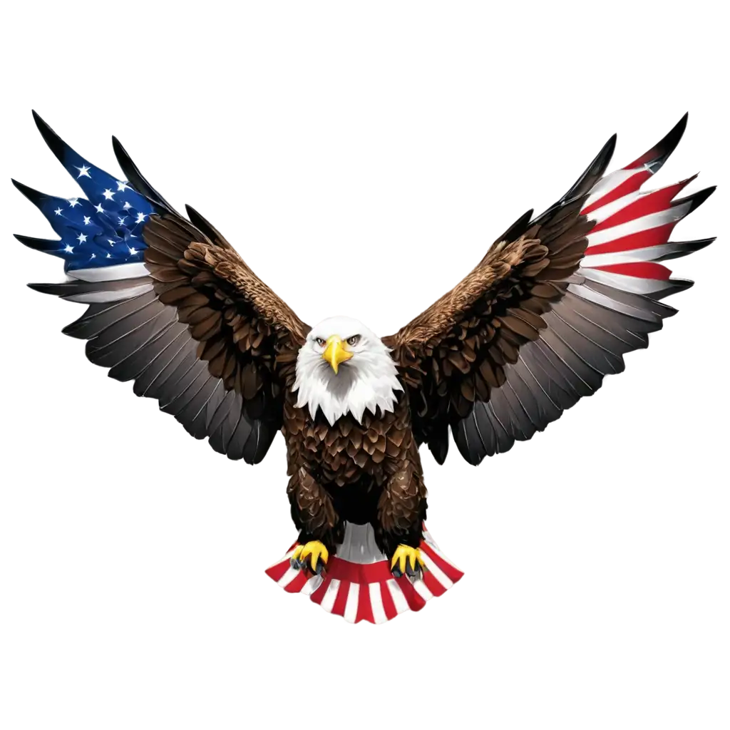 Eagle-USA-Flag-Vector-PNG-Illustration-HighQuality-Symbol-of-American-Patriotism