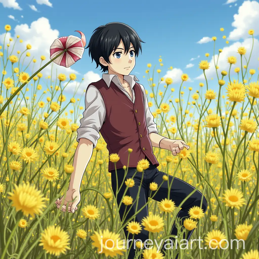 Levi-Ackerman-in-a-Blossoming-Flower-Field-from-Attack-on-Titan