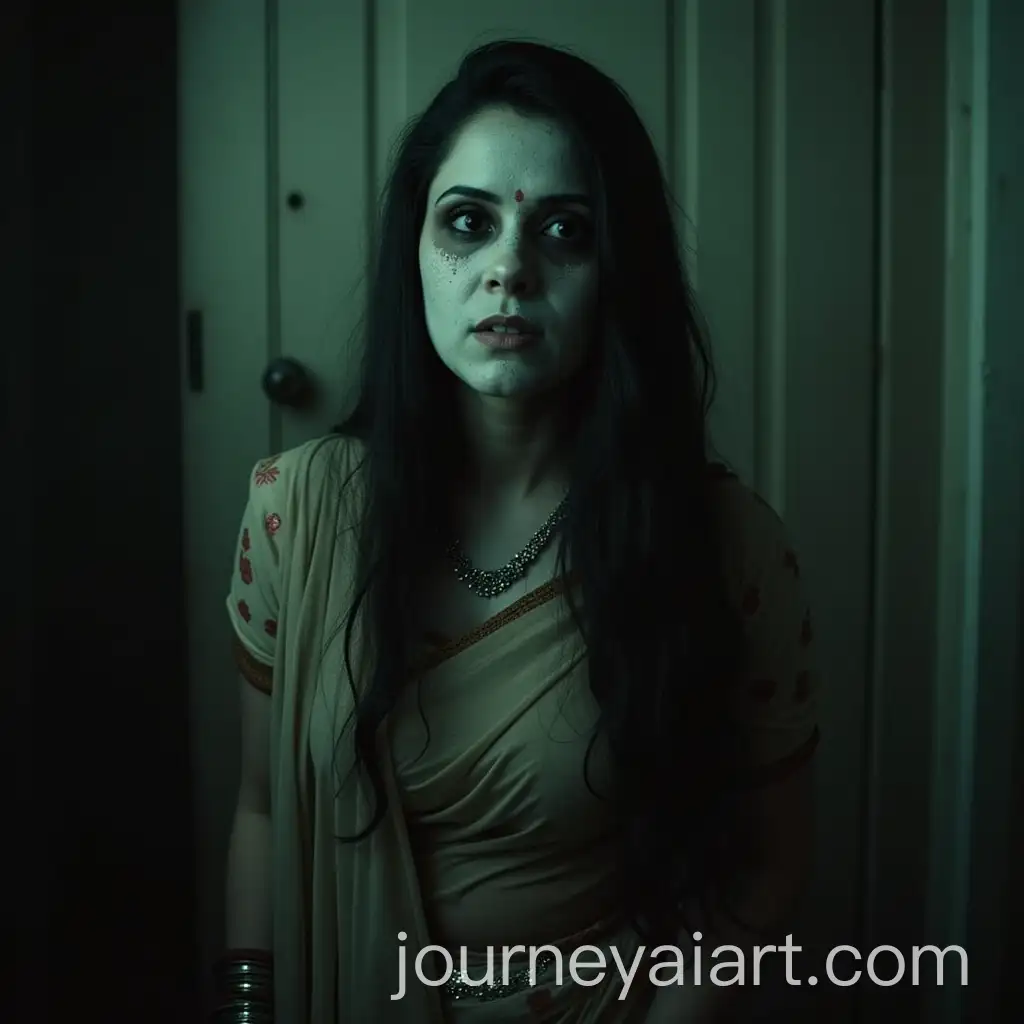 Indian-Lady-Ghost-in-Saree-Haunting-Scene