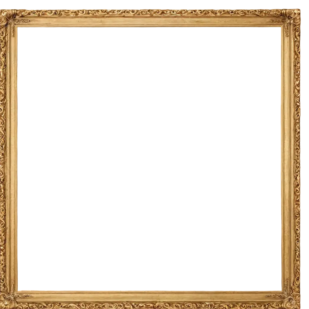 Elegant-45-Gold-Frame-PNG-for-Digital-Art-and-Design-Projects