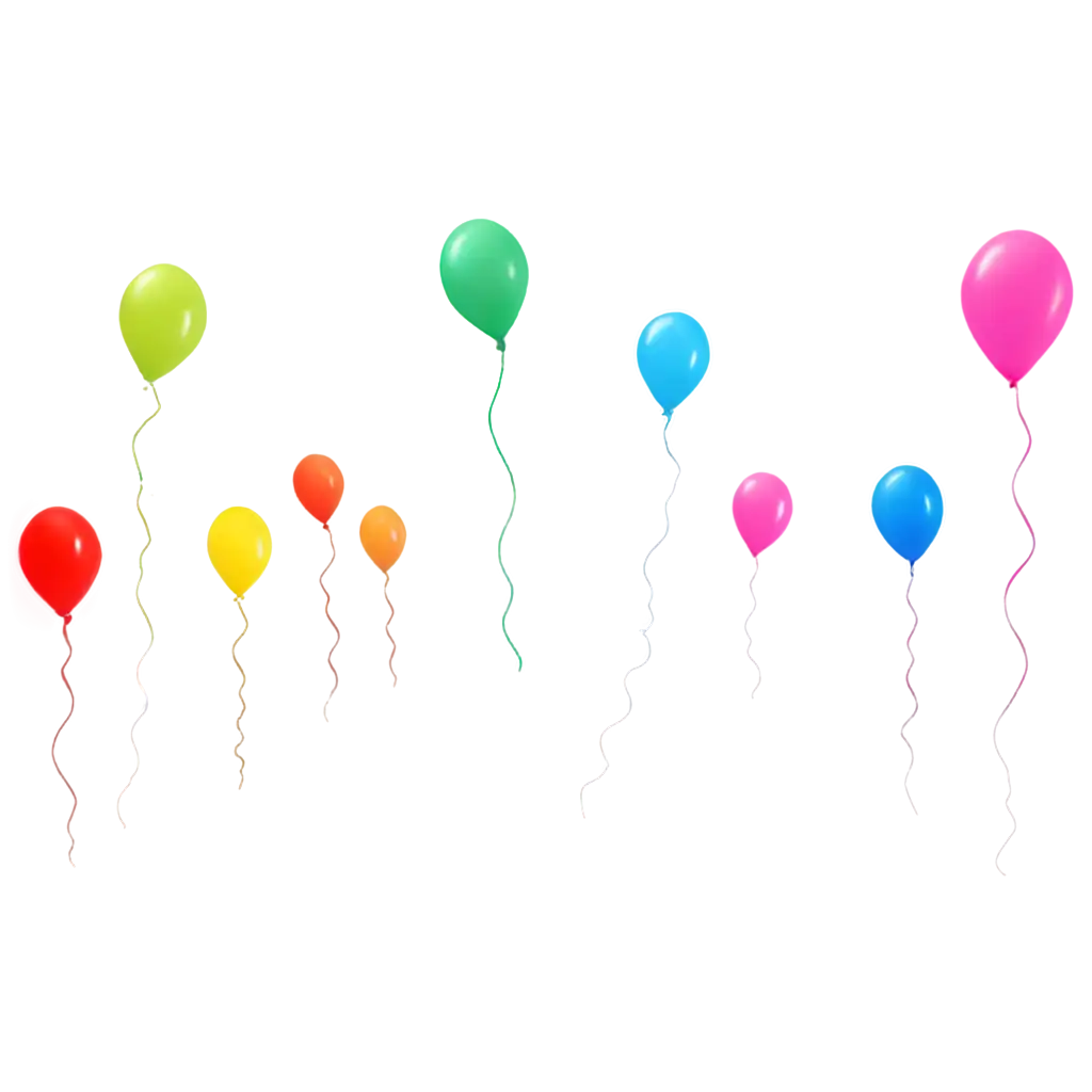 Vibrant-Colourful-Balloons-PNG-Image-for-Various-Creative-Projects