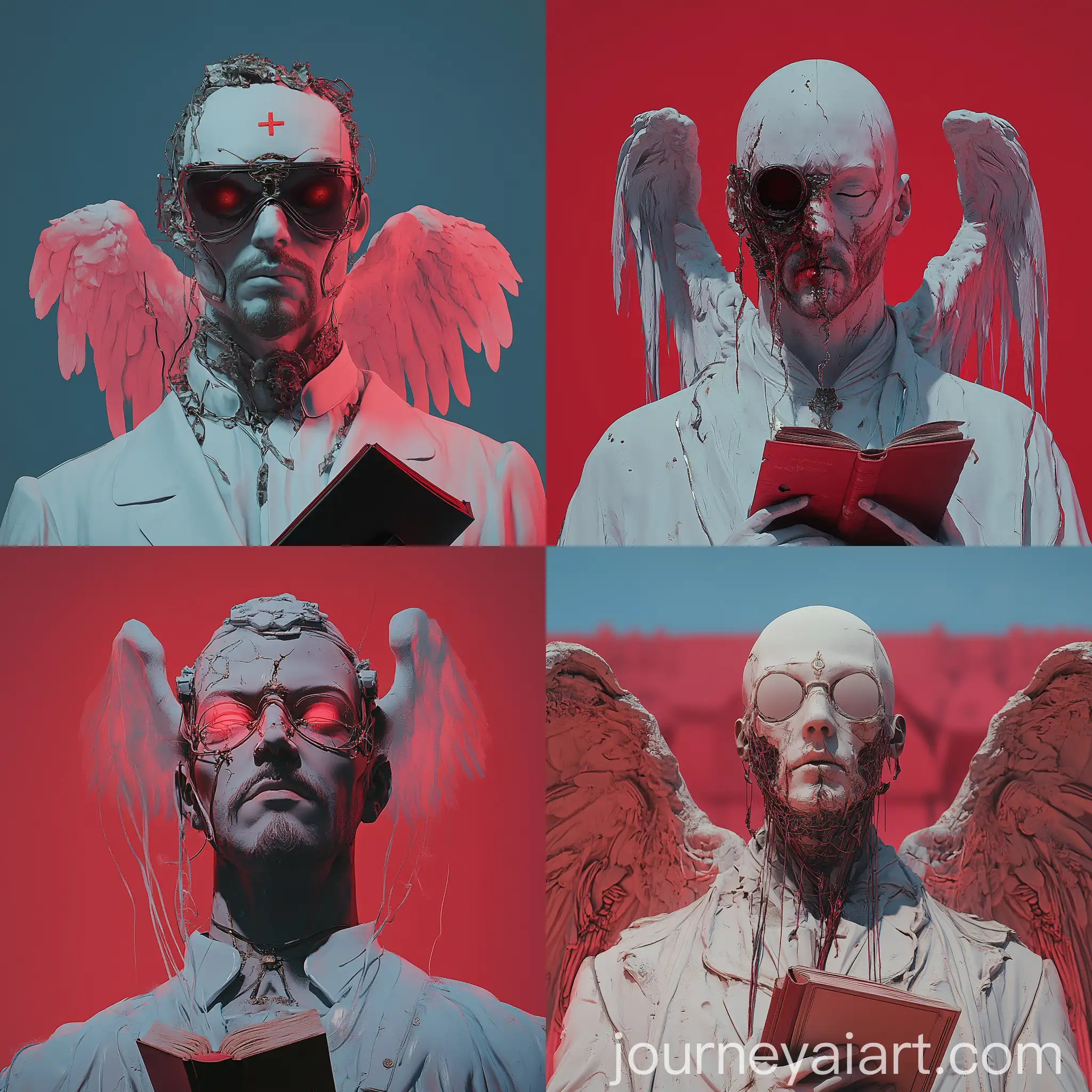 Ancient-Angel-Statue-Holding-a-Book-in-Streetwear-Graphic-Design