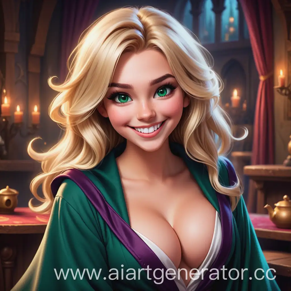 Enchanting-Magician-Girl-with-Fair-Hair-and-Green-Eyes-in-Fantasy-Robe