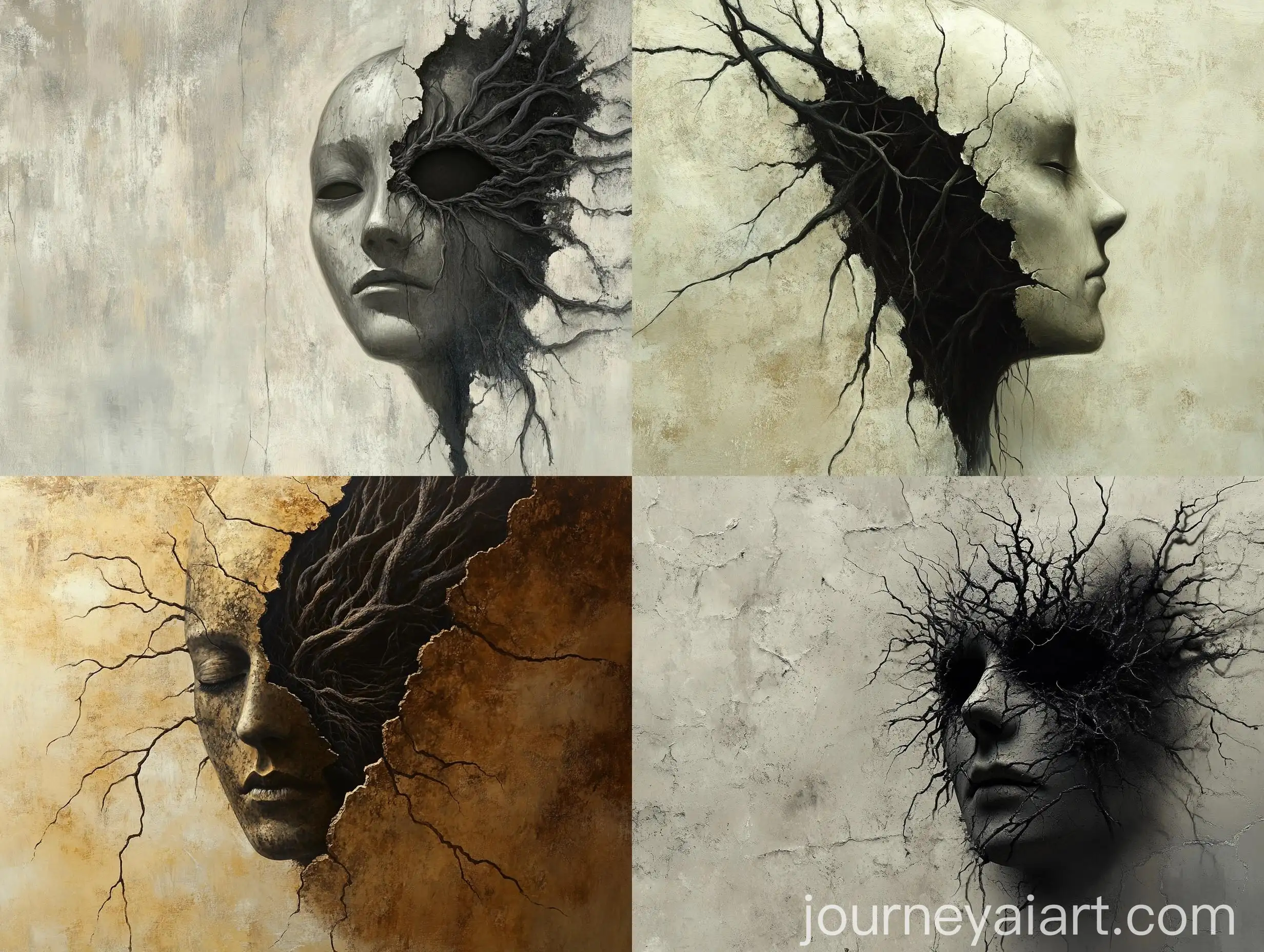 Dream-Crack-with-Figure-in-Dark-Mask-and-Roots