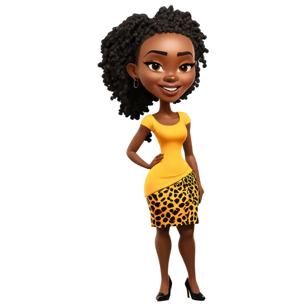 African-Graphic-Designer-Cartoon-PNG-Unleashing-Cultural-Creativity-in-HighResolution