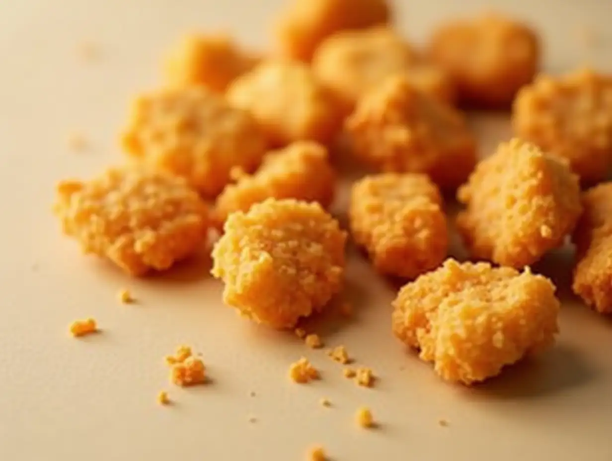 Delicious-Crispy-Chicken-Nuggets-Overflowing-on-a-Simple-White-Background