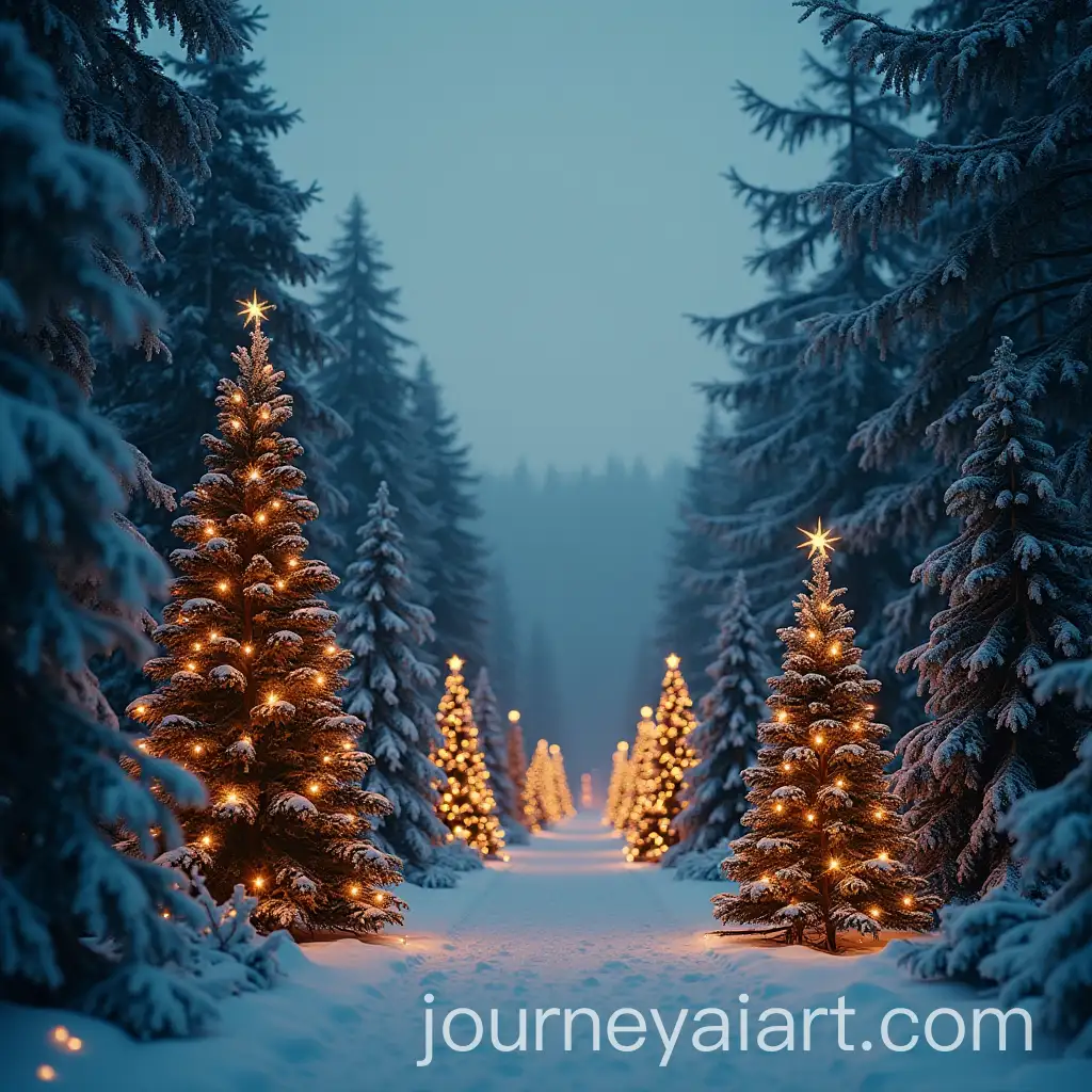 SolarPowered-Christmas-Tree-Forest-in-a-Winter-Landscape