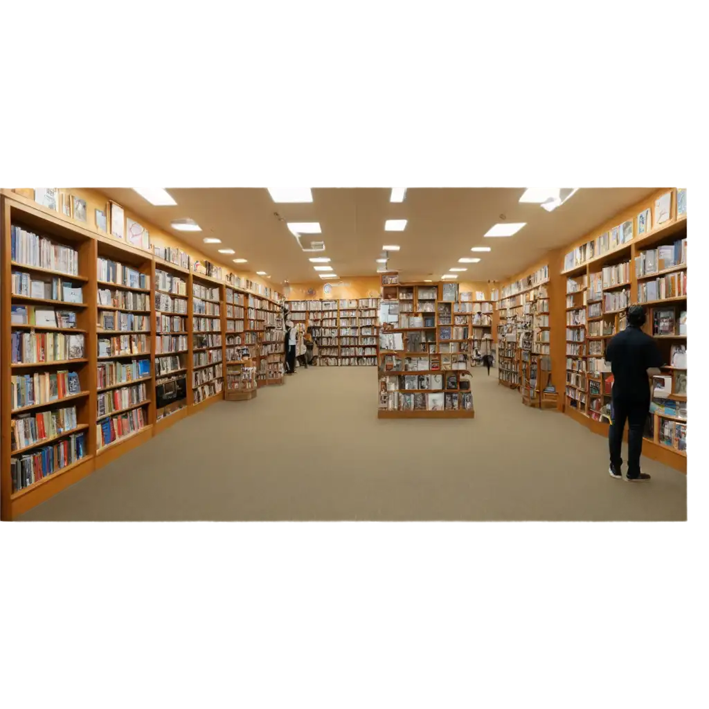 Explore-a-Cozy-Bookstore-Interior-PNG-Image-for-HighQuality-Visuals