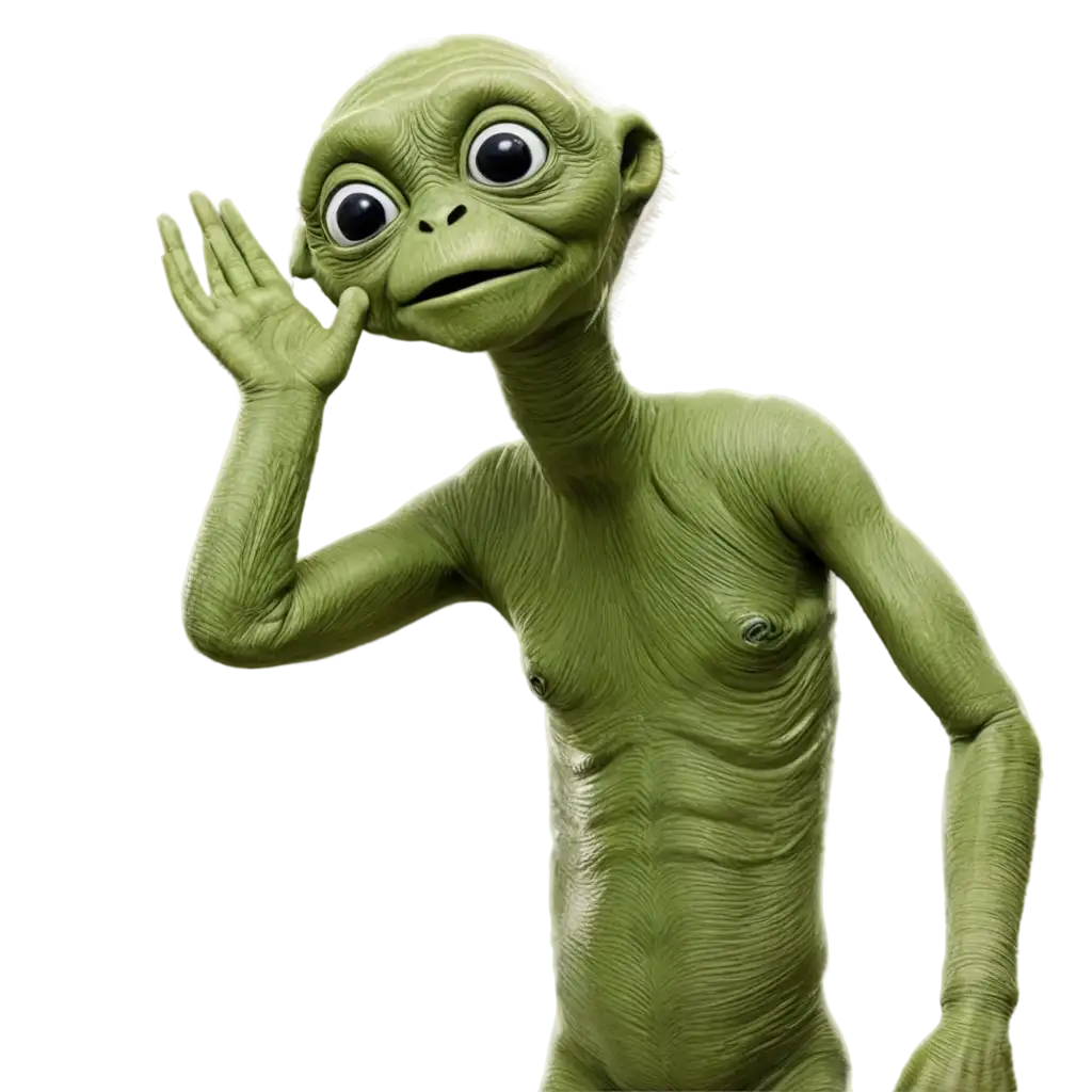 Hyper-Realistic-PNG-Image-of-Friendly-Green-ET-Saluting-with-Namaste-Gesture