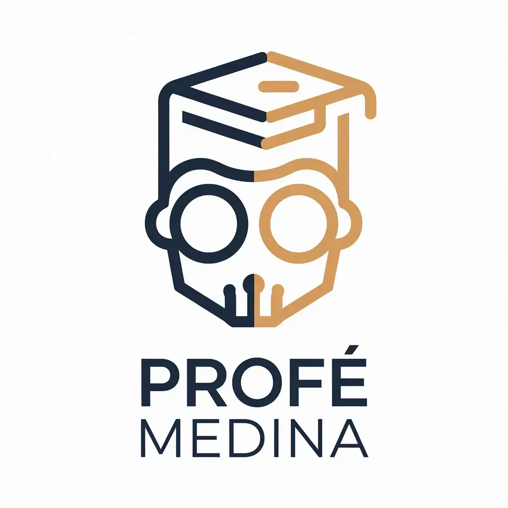 LOGO Design For Profe Medina Innovative Pensive Educational