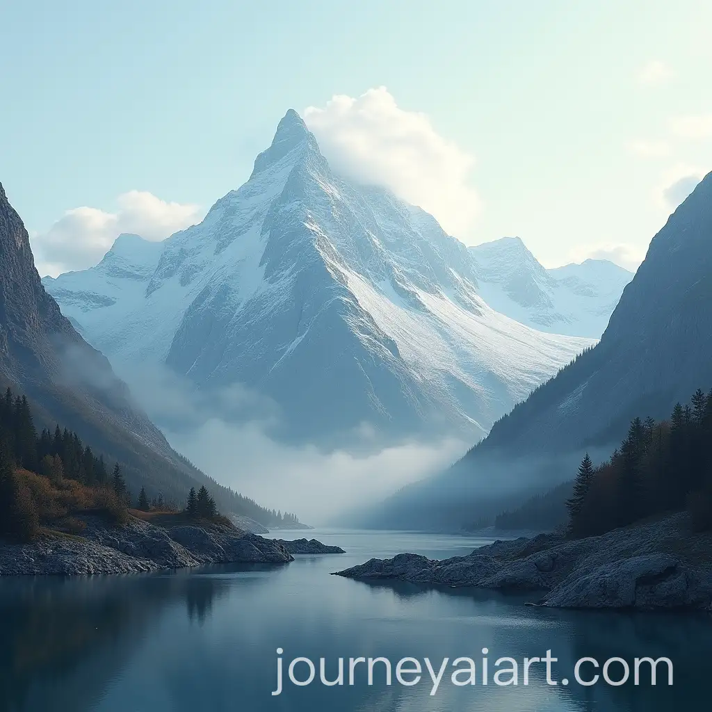 Realistic-Norwegian-Mountain-Landscape-atAI-Image-Prompt-Expansion-Sunrise