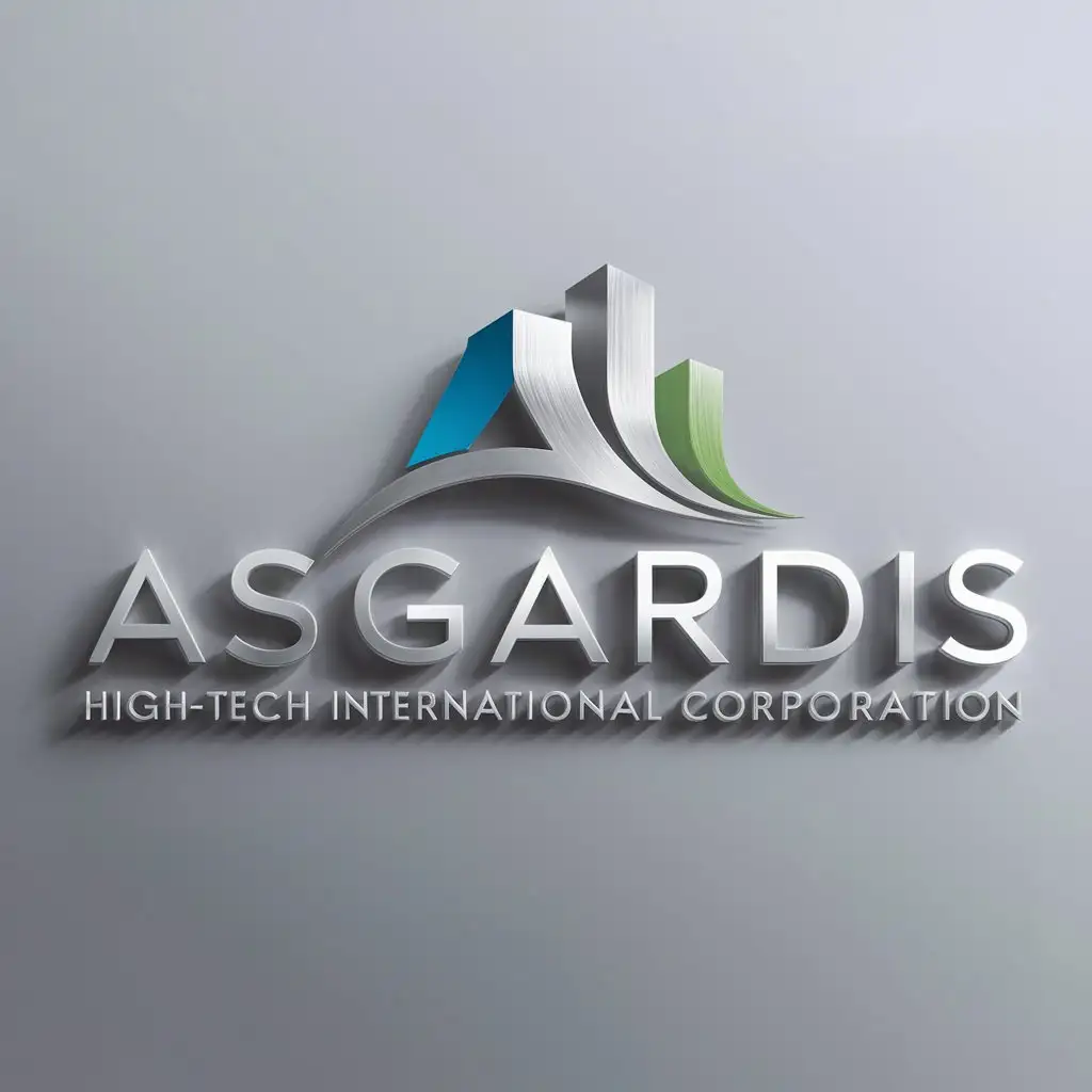 LOGO-Design-For-Asgardis-Modern-Corporate-Identity-with-HighTech-Building-Motif