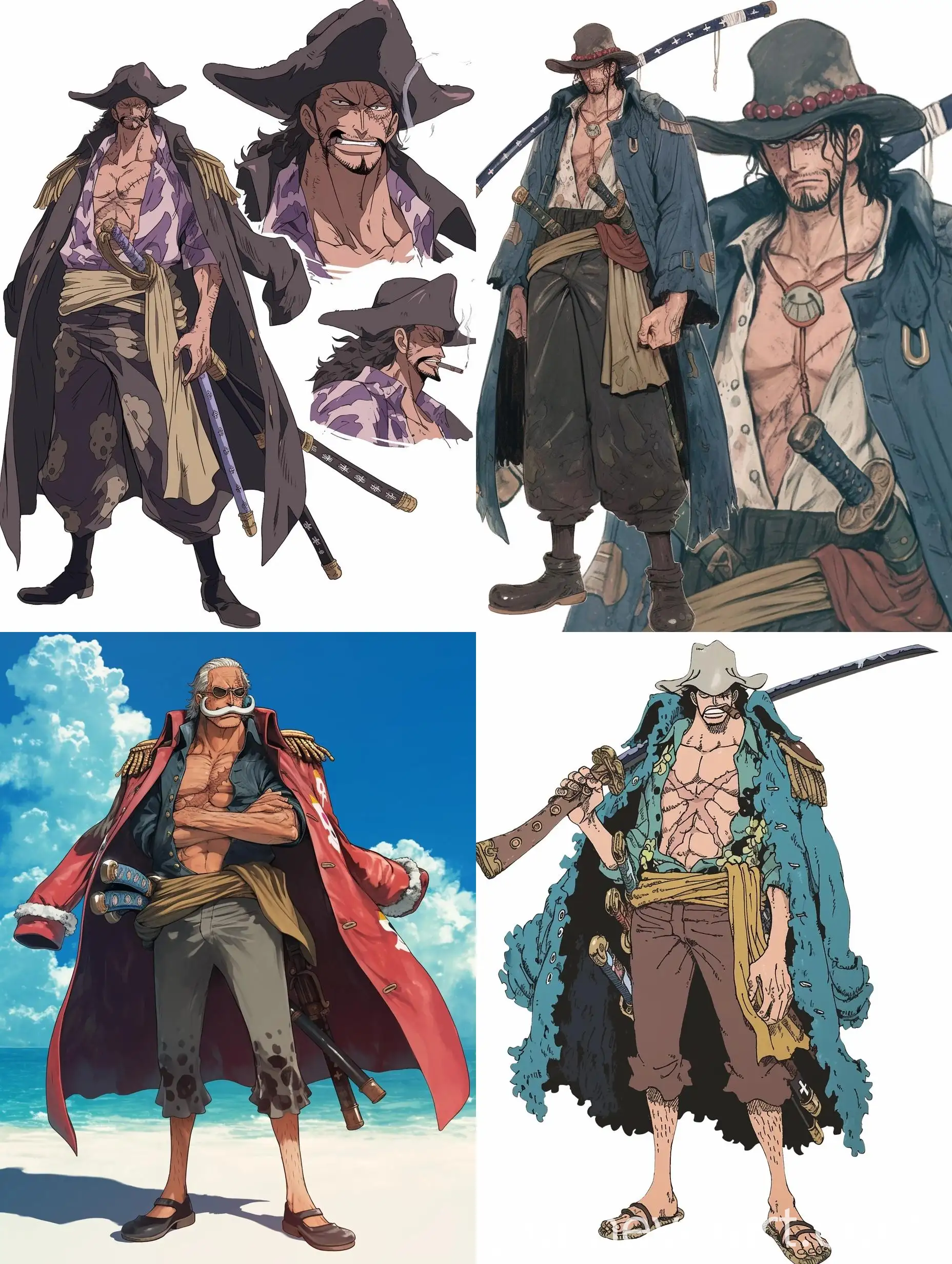 One-Piece-Pirate-Character-Design-Sheet-Full-Body-and-CloseUp-Views