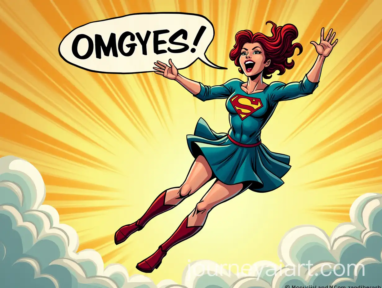 Female-Superhero-Levitating-in-Ecstasy-with-Speech-BubbleAI-Art-Prompt-Expansion-OMGYES