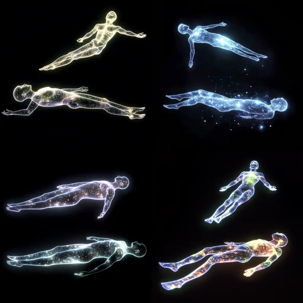 Glowing-Translucent-Human-Figures-Representing-Astral-Projection-in-a-Cosmic-Atmosphere