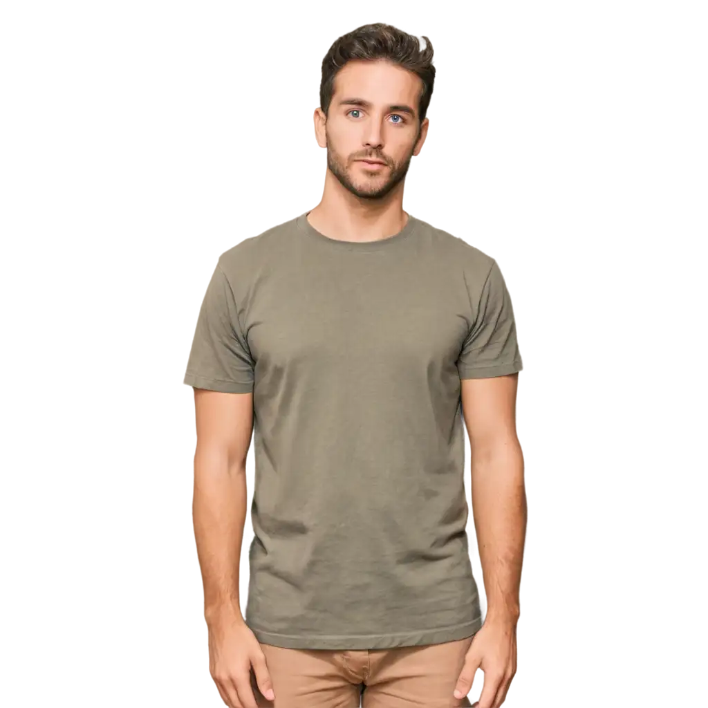 HighQuality-PNG-Image-of-a-Man-Wearing-a-Slightly-Tilted-TShirt-and-Standing-Perfect-for-Versatile-Digital-Use