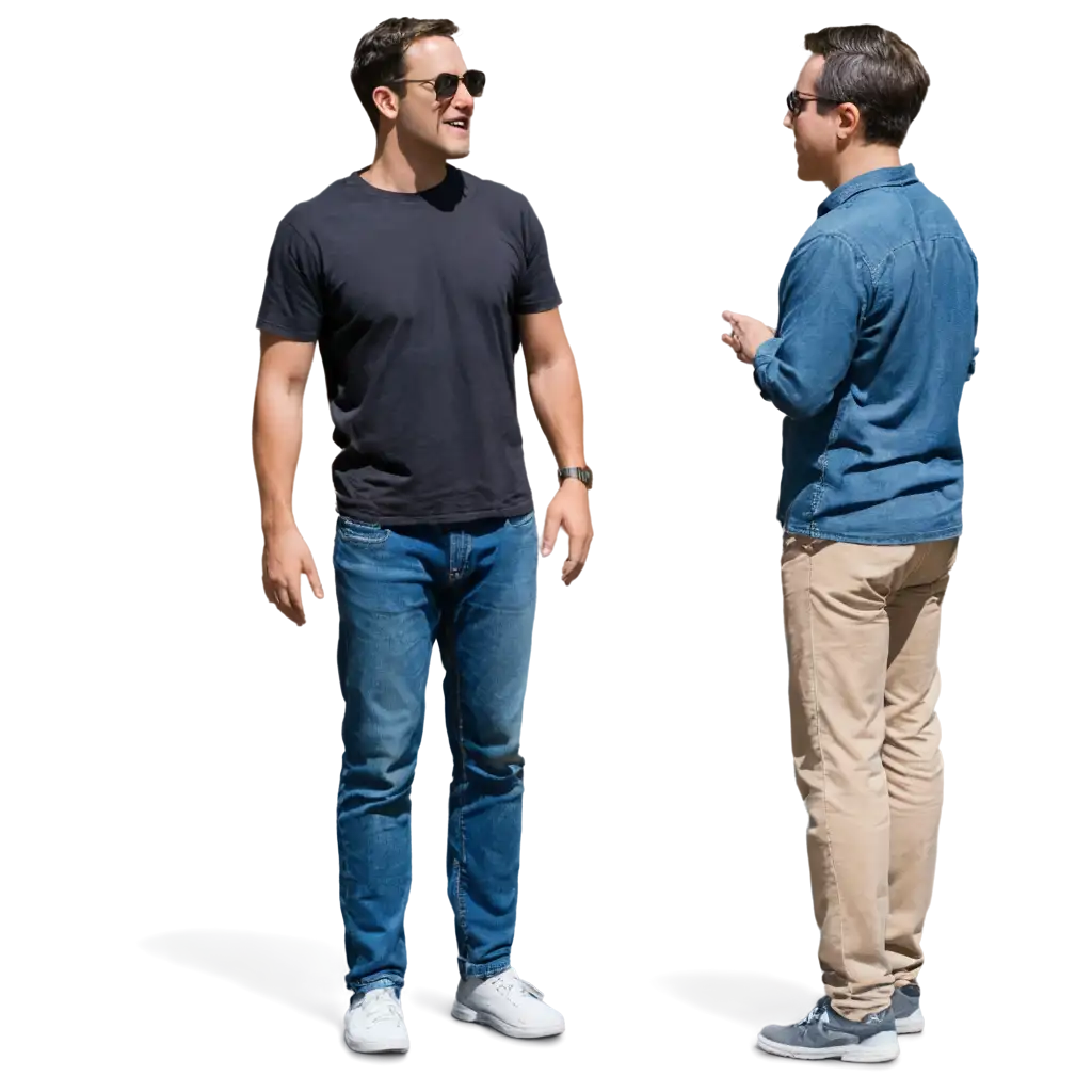 Two-American-Guys-Talking-HighQuality-PNG-Image-for-Diverse-Use-Cases