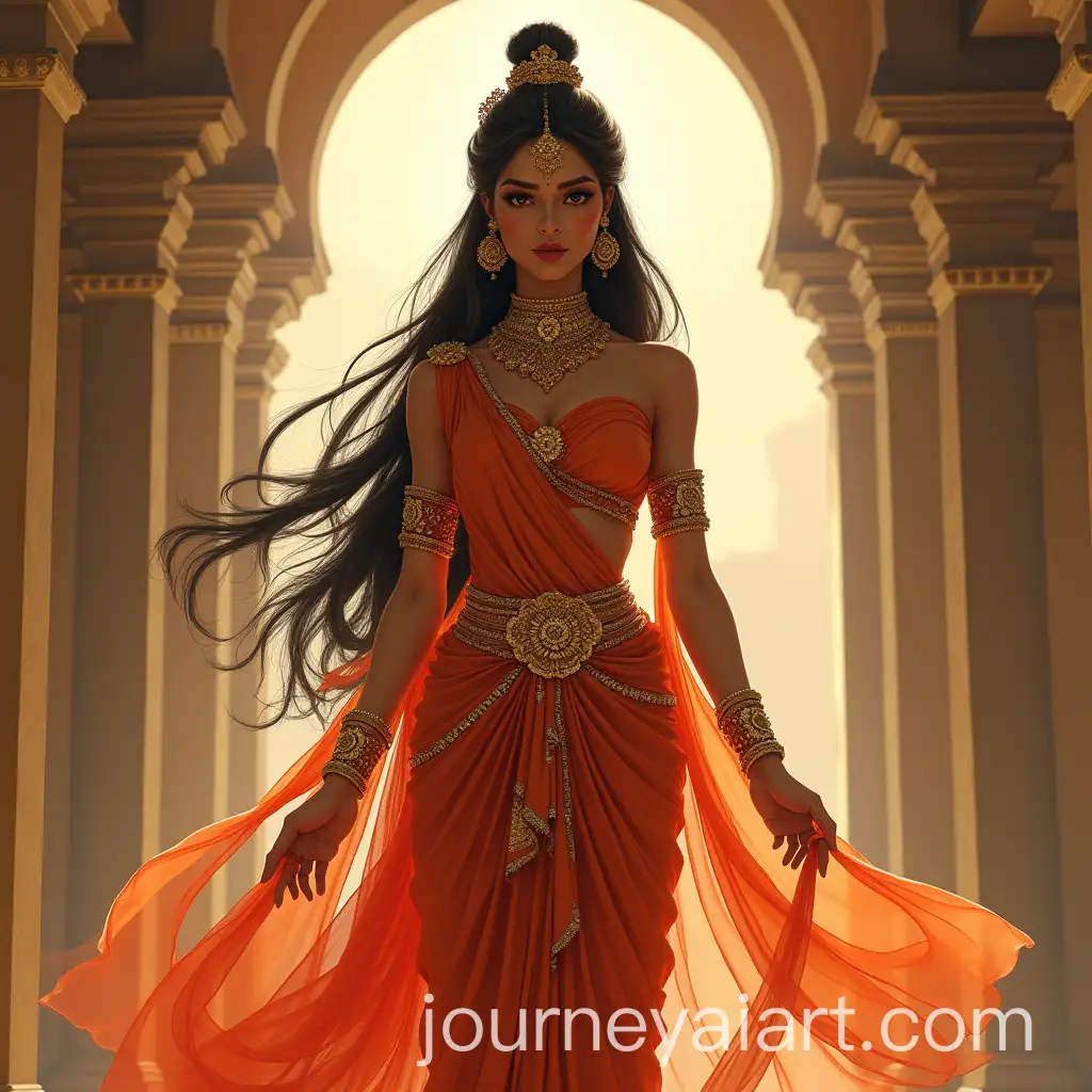 Modern-Elegance-of-Goddess-Sita-from-the-Indian-Ramayana