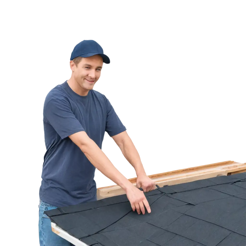 Man-Building-Roof-with-Roofing-Materials-HighQuality-PNG-Image