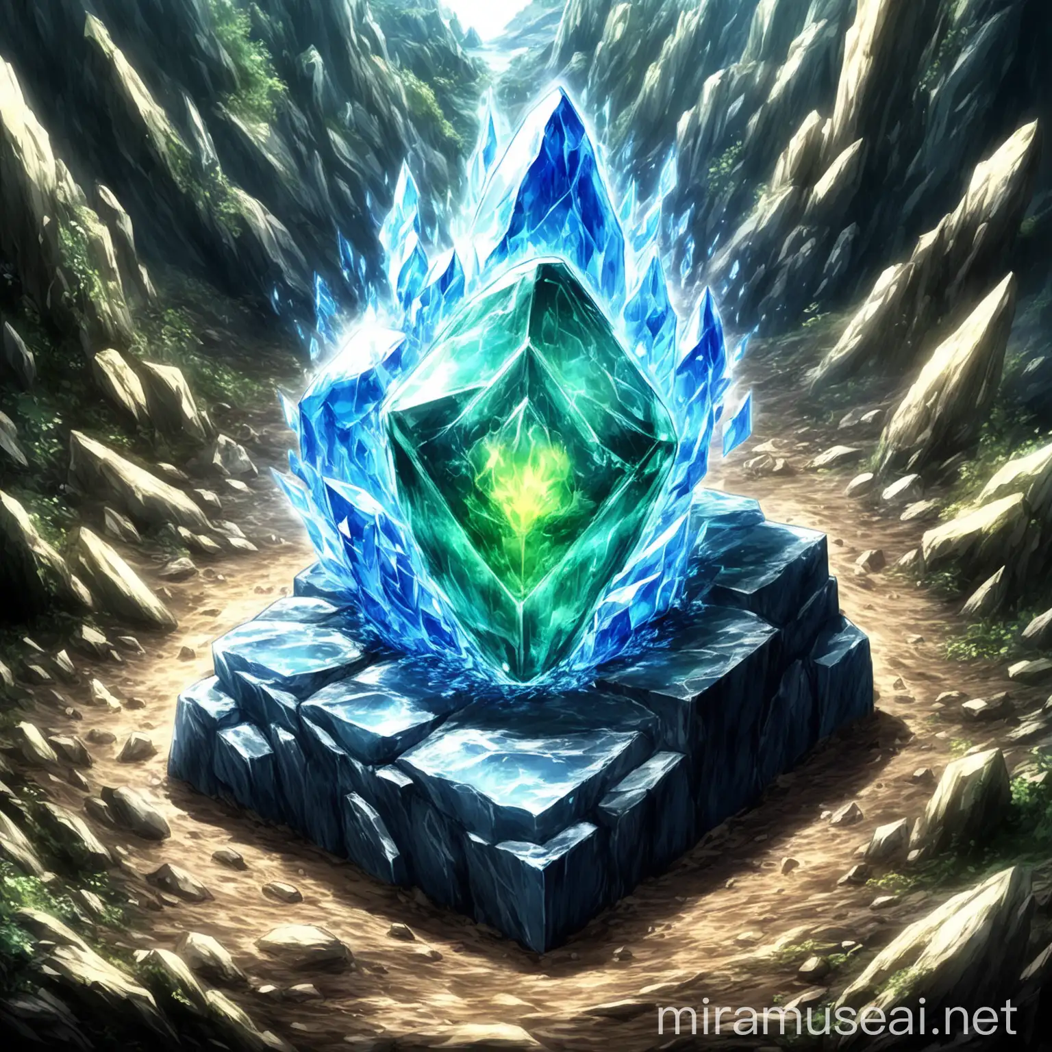 Enchanted Anime Fantasy Elemental Stone Guardians