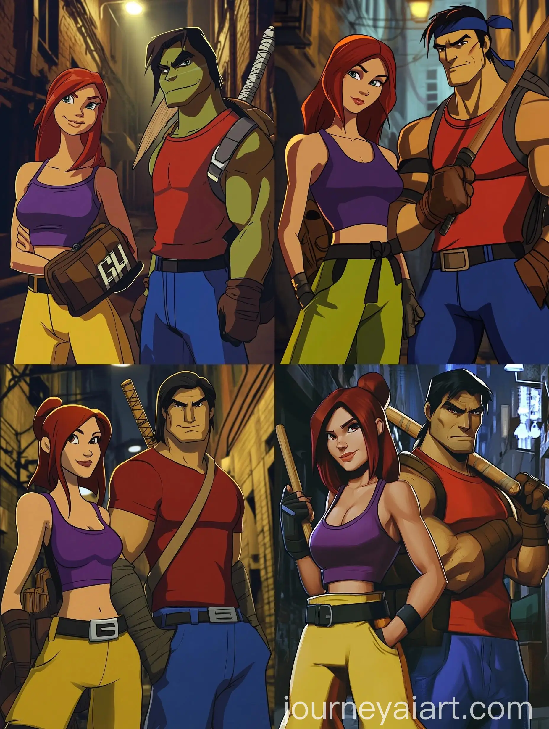 Dynamic-Duo-April-ONeil-and-Casey-Jones-in-Action