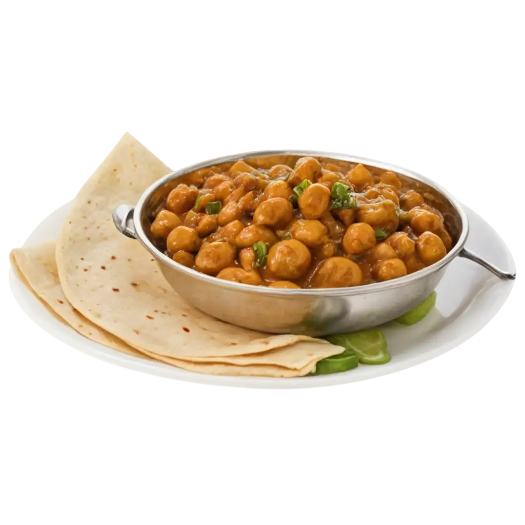 Anda-Channa-Curry-Chapati-PNG-Image-HighQuality-Clear-and-Versatile-Representation-for-Culinary-Art