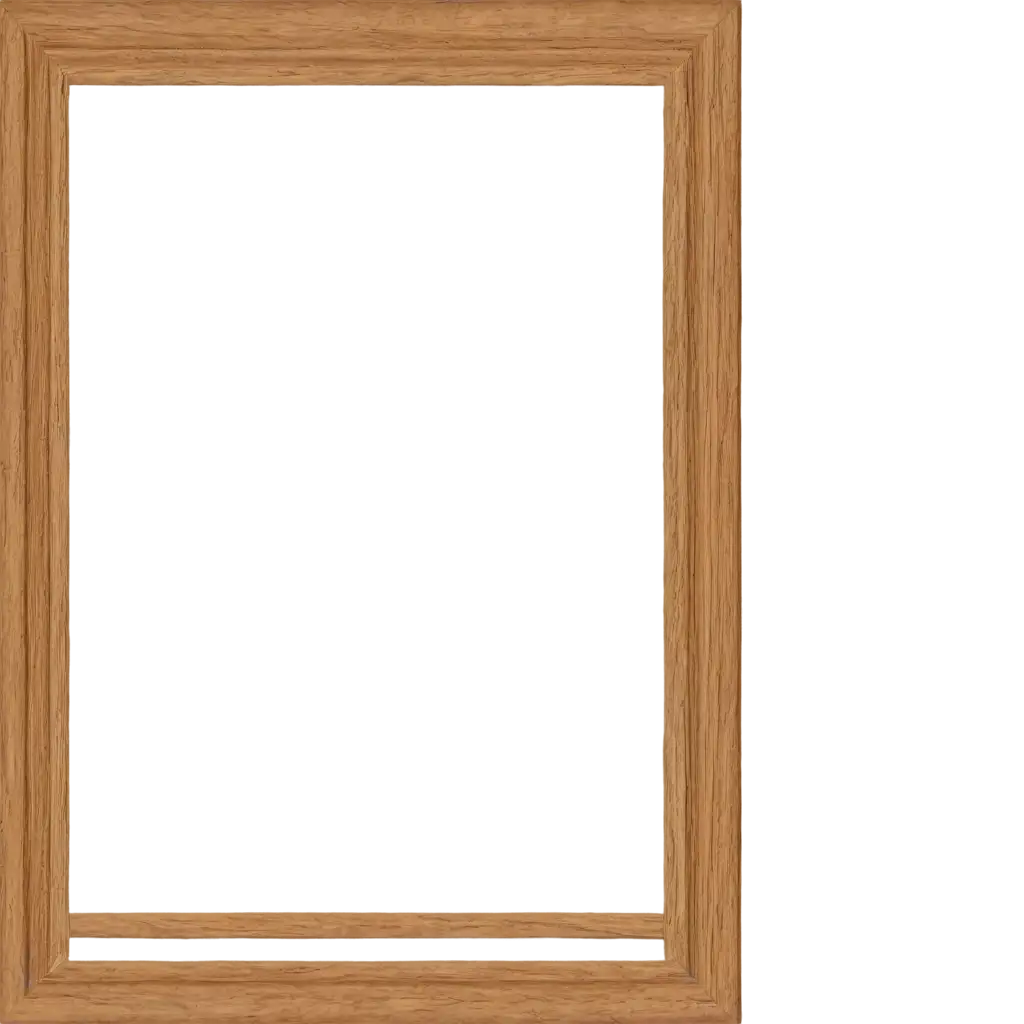 Creative-Wooden-Frame-PNG-Design-with-Beige-and-Brownish-Borders-HighQuality-Image-Format-for-Versatile-Use