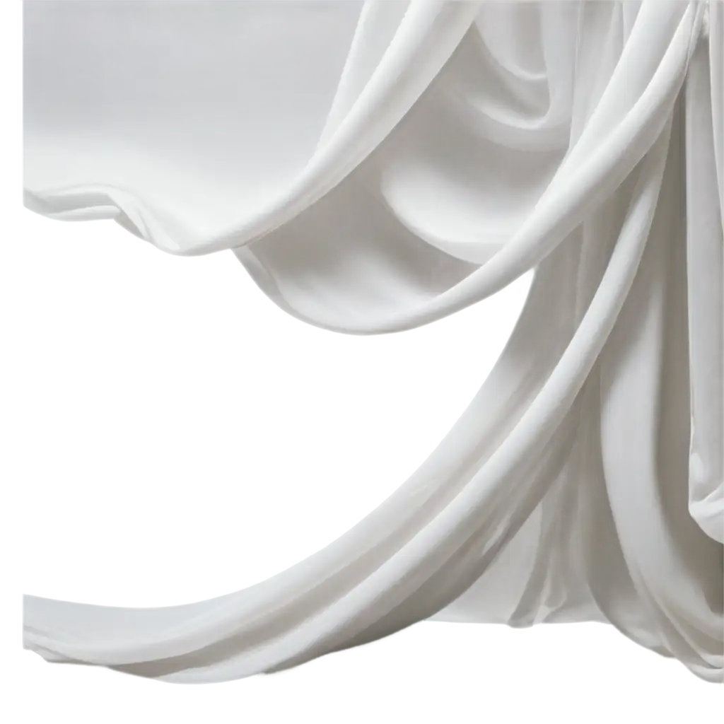 Silky-White-Fabric-Flying-PNG-Image-HighQuality-and-Draping-Effect-for-Versatile-Use