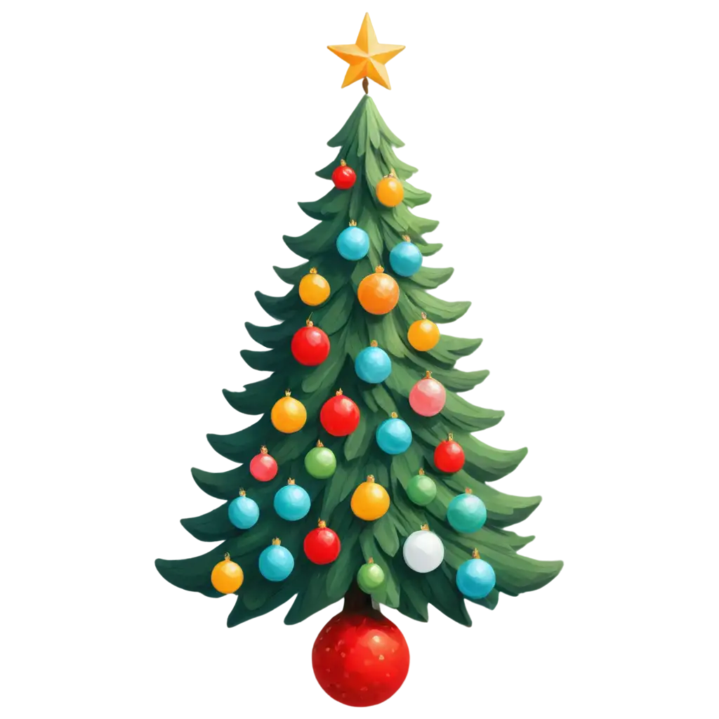 Stylized-Christmas-Tree-PNG-Perfect-for-Festive-Icon-Use