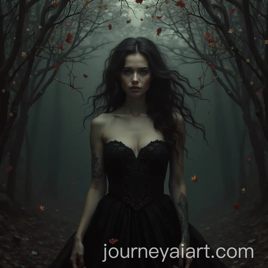Persephone-Transforming-into-the-Dark-Queen