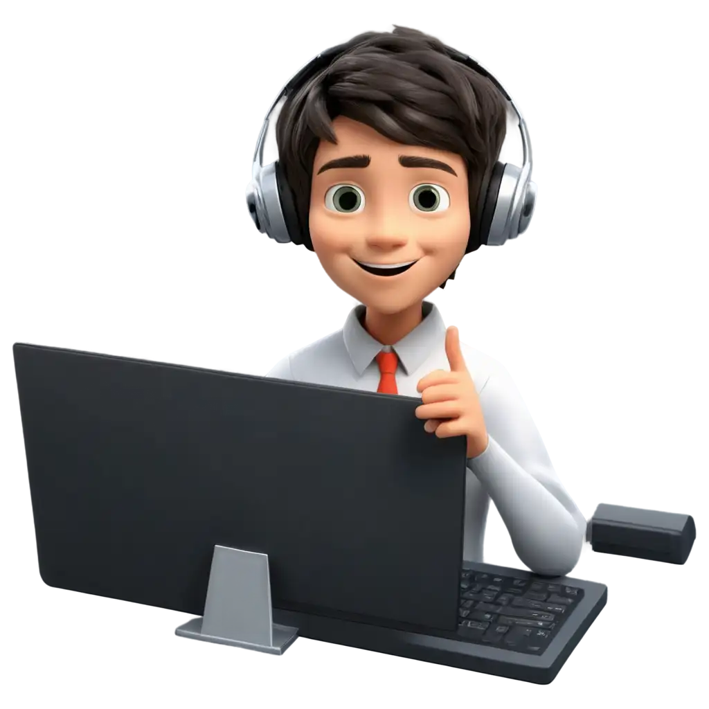 Human-Boy-Customer-Service-PNG-Image-for-Professional-Use