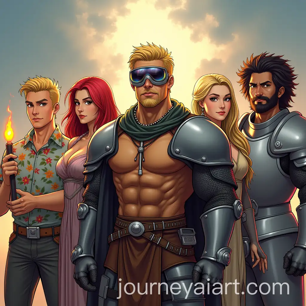 The-De5RytmeRiddere-A-Colorful-Band-of-Knights-in-Action