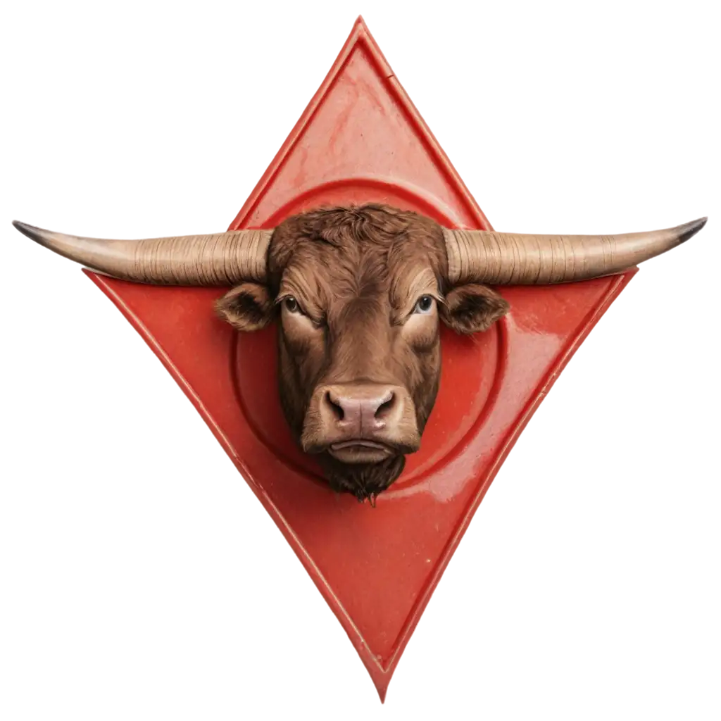 HighQuality-PNG-Image-of-a-Bull-in-a-Red-Badge-AI-Art-Prompt-Exploration