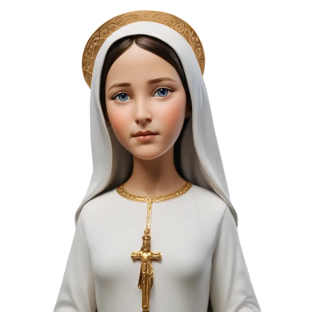 Our-Lady-of-Fatima-Realistic-PNG-Image-Enhancing-Clarity-and-Detail