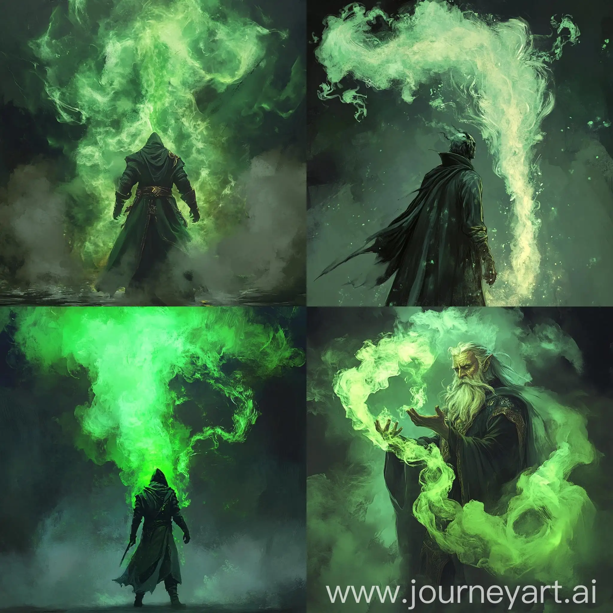 Archmage-Casting-Powerful-Green-Smoke-Explosion-Spell