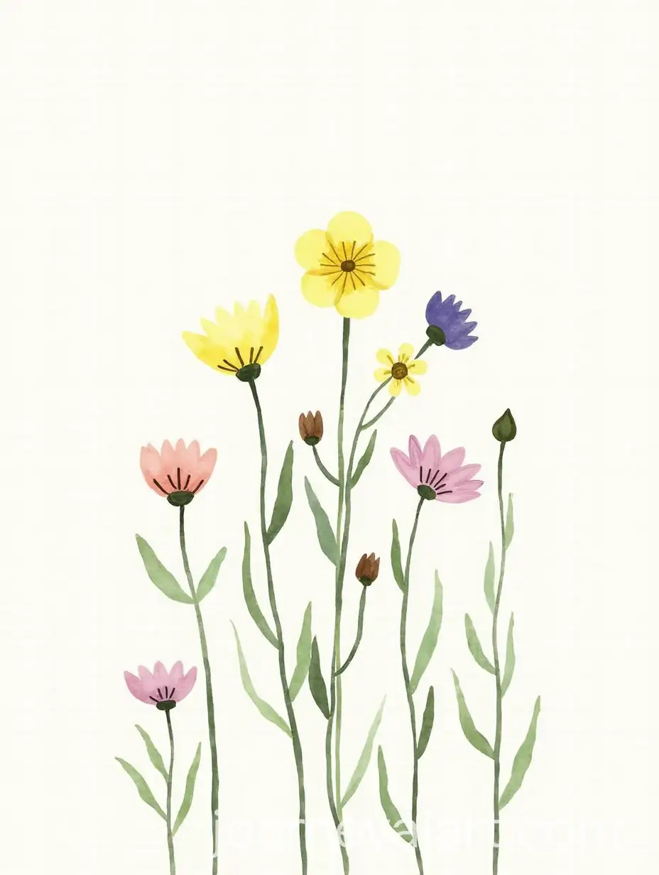 Stunning-Abstract-Watercolor-Wildflower-Art