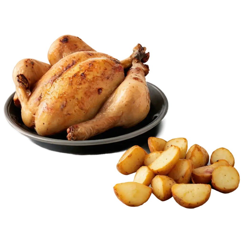 Roasted-Chicken-and-Potatoes-PNG-Image-for-Delicious-Culinary-Creations