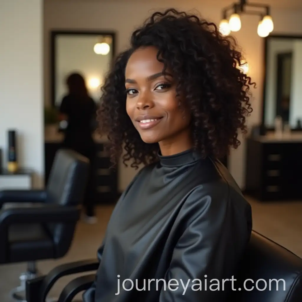 Beautiful-Young-Black-Woman-Sitting-in-Hair-Salon