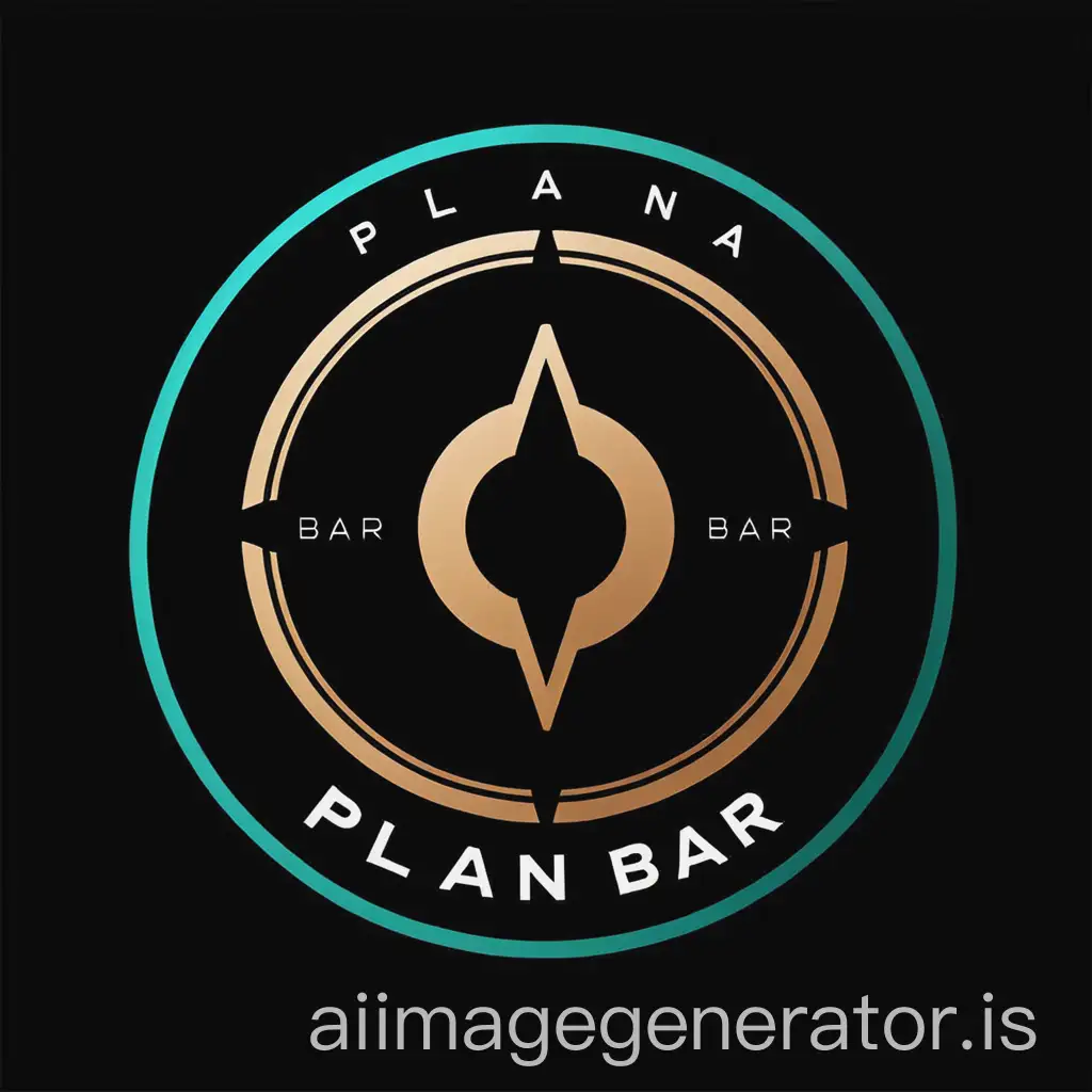 Design a bar logo using Plan Bar