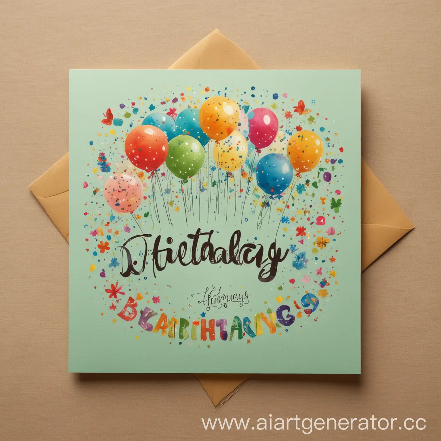 Celebratory-Birthday-Greeting-Card-with-Colorful-Balloons-and-Confetti