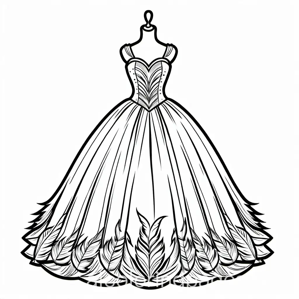 Elegant-Ball-Gown-Coloring-Page-for-Kids