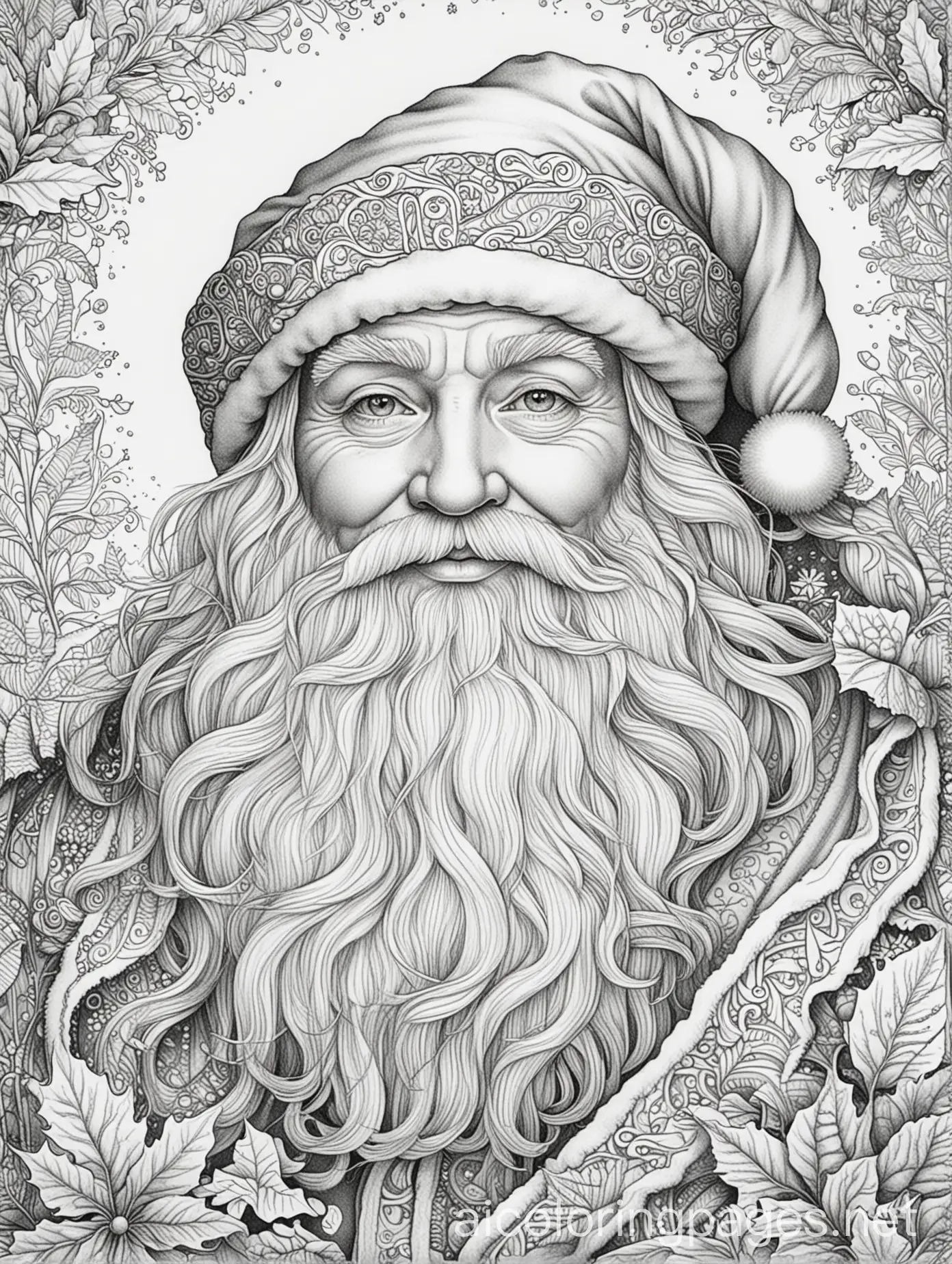 Engaging-Santa-Claus-Coloring-Page-for-Kids