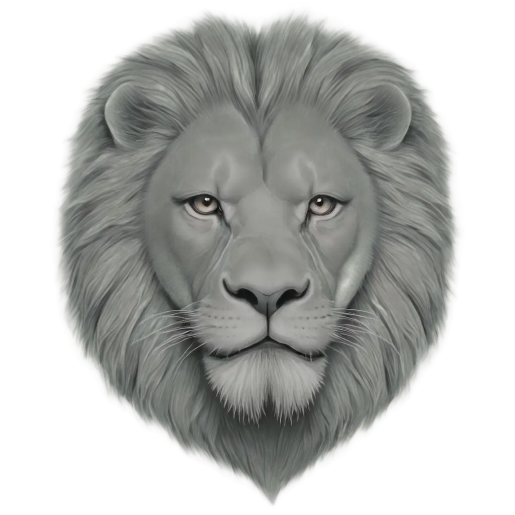 Lion-Face-Layout-Geometry-PNG-A-Stunning-Geometric-Design-for-HighQuality-Images